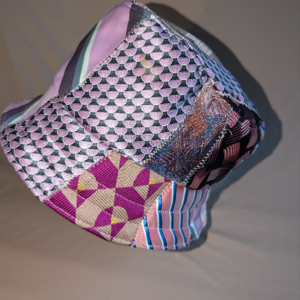 Colorful Patchwork Bucket Hat